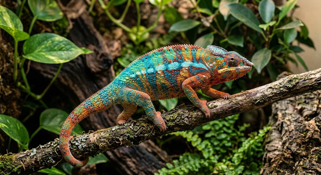 Le caméléon panthère