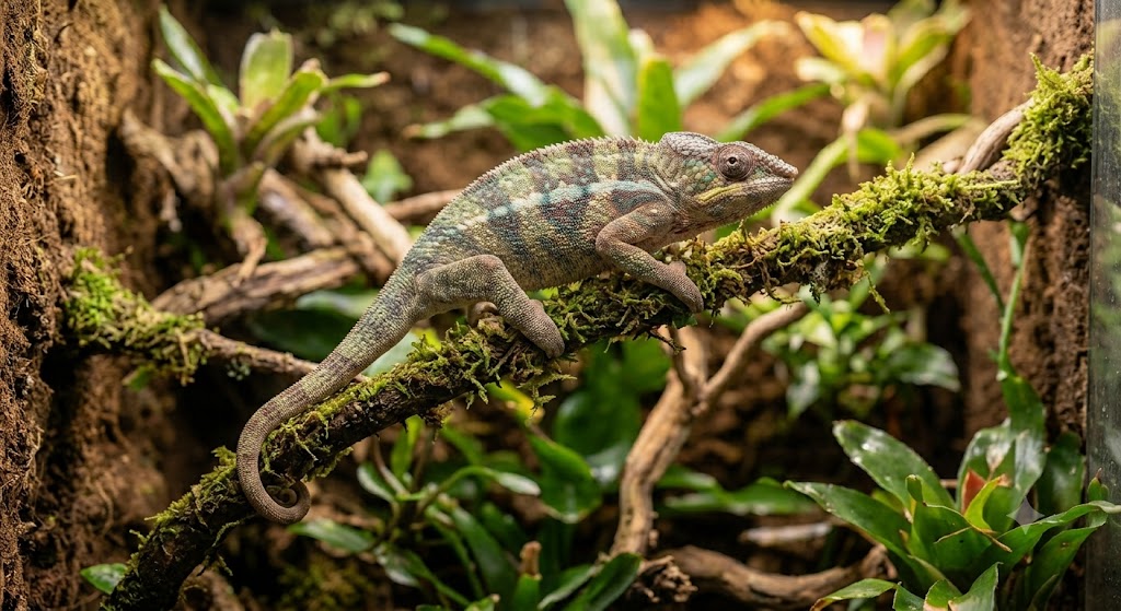 Nourrir un caméléon : insectes, fréquence et erreurs à éviter