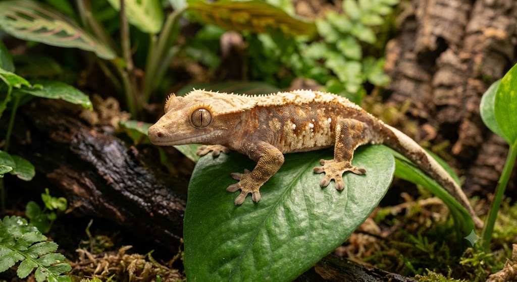 Le gecko à crête