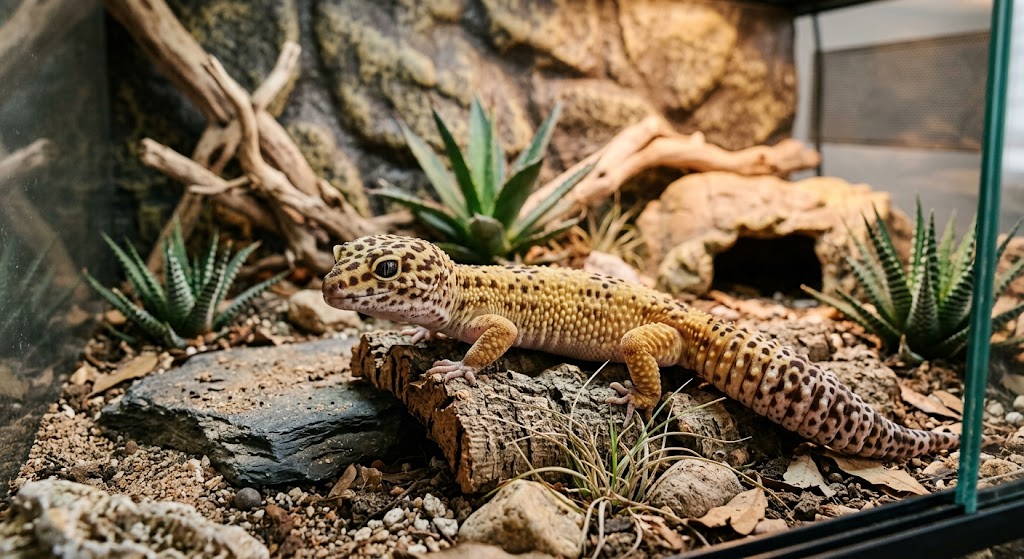 Nourrir un Gecko Léopard : les bons insectes et les bonnes habitudes