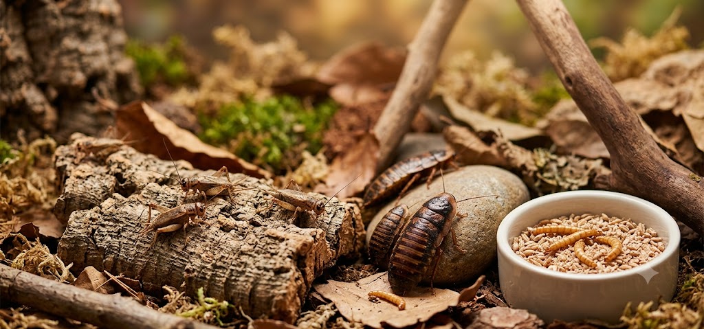 Insectes nourriciers pour reptiles