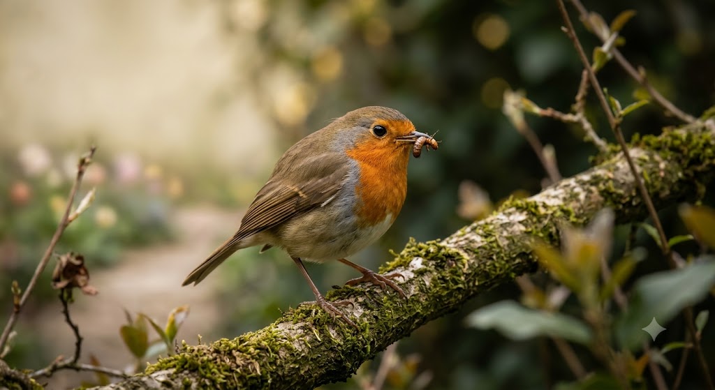 Nourrir les oiseaux insectivores du jardin