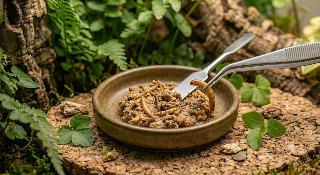 En attente : la pâtée insectivore