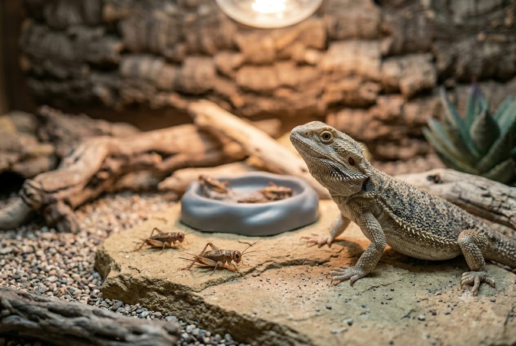 Quel insecte choisir pour un Pogona ?
